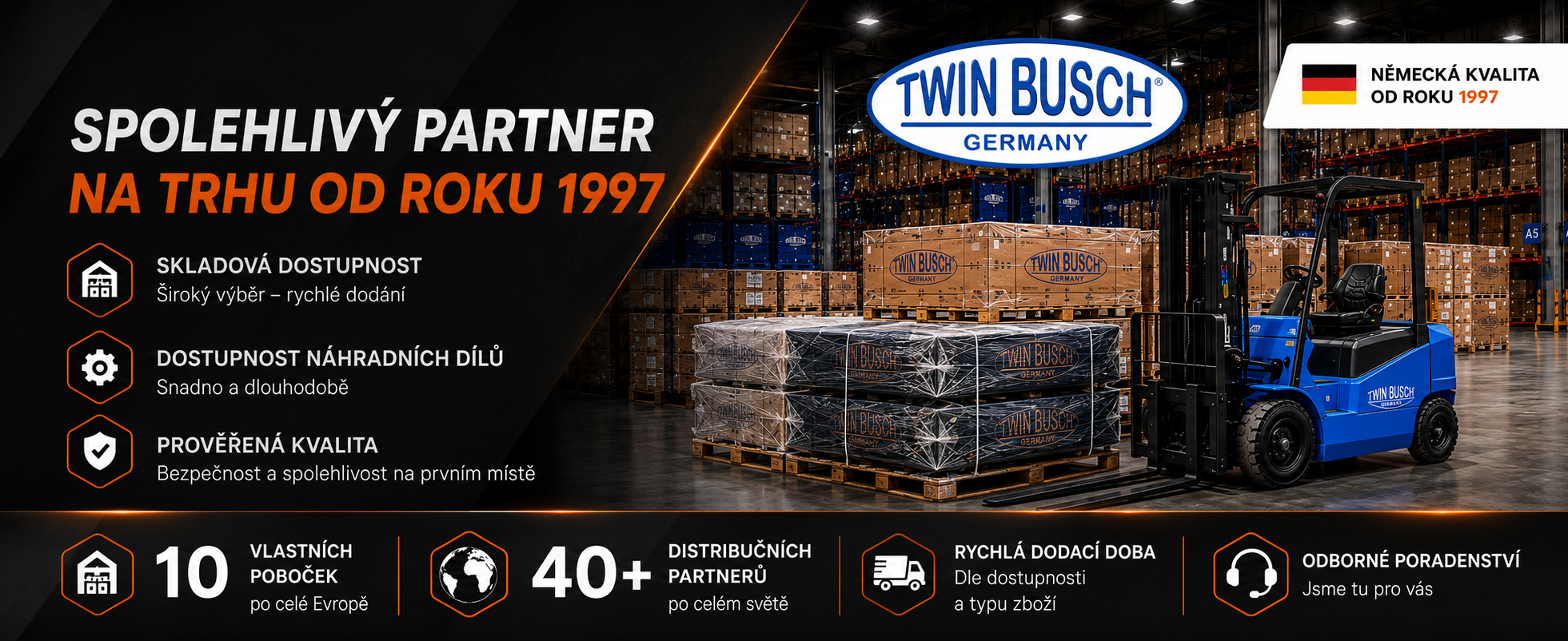 Twin Busch sídlo společnosti