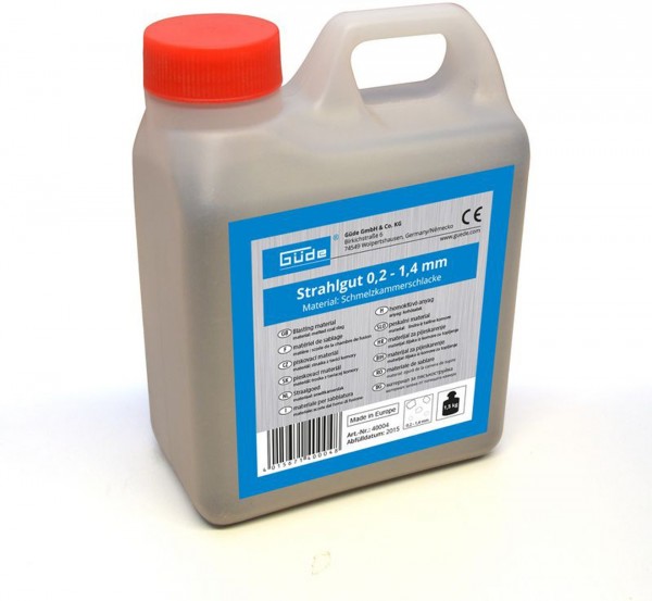 GÜDE Tryskací materiál 1,5 kg,
0,2 - 1,4 mm