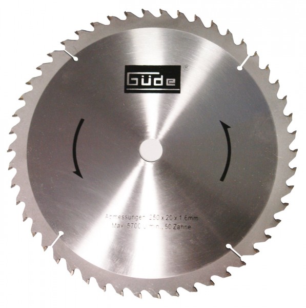 GÜDE Pilový kotouč SK 250 x 20 mm,
50 z