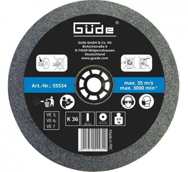 GÜDE Brusný kotouč 150 mm/K36