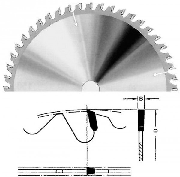 GÜDE Pilový kotouč SK 505 x 30 mm,
40 z