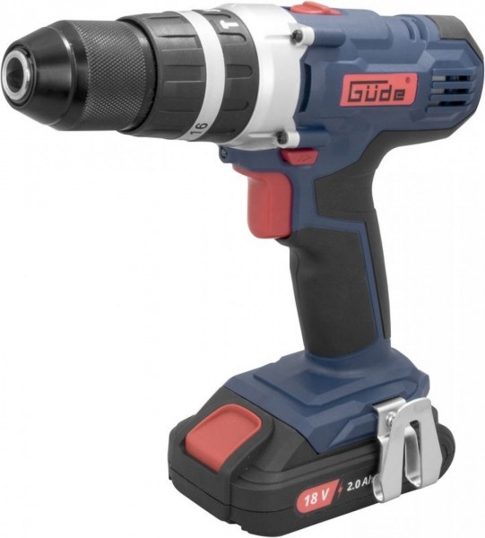 GÜDE Akumulátorový šroubovák
s příklepem BSB 18-201-30K